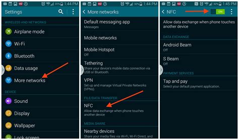 nfc tag galaxy s5|samsung nfc settings.